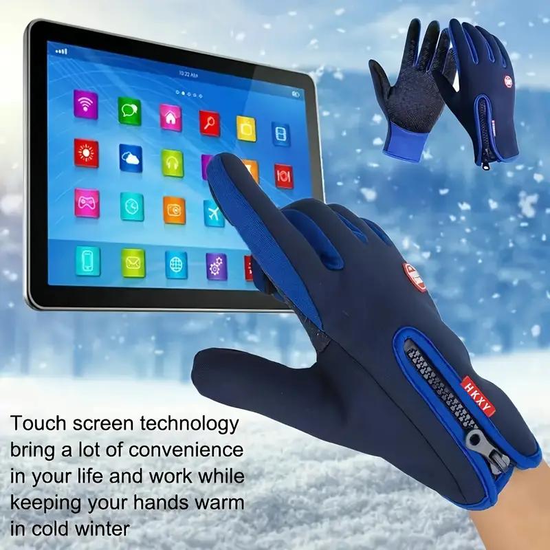 [Tiktop Best seller] Thermal Windproof Waterproof Winter Gloves Touch Screen Warm Mittens Men Women