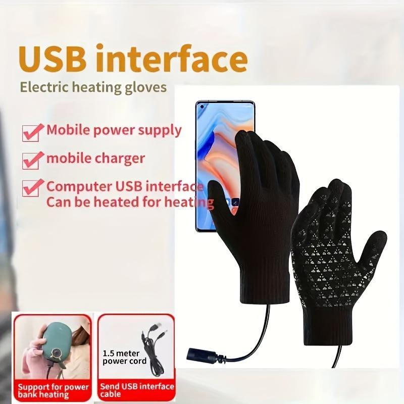 Electrically Heated Gloves, Electrically Heated Riding Gloves, Screen-Touchable Work Gloves, USB Electrically Heated Warm Gloves, Electrically Heated Warm Gloves, Warm Your Whole Hands