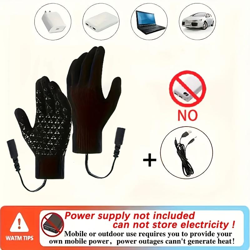 Electrically Heated Gloves, Electrically Heated Riding Gloves, Screen-Touchable Work Gloves, USB Electrically Heated Warm Gloves, Electrically Heated Warm Gloves, Warm Your Whole Hands