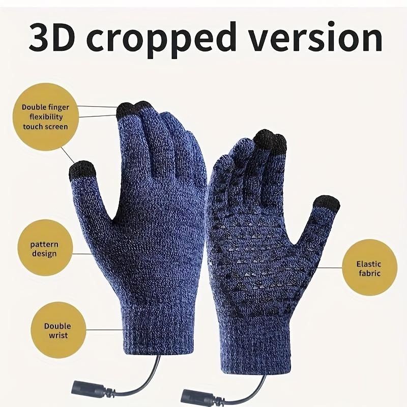 Electrically Heated Gloves, Electrically Heated Riding Gloves, Screen-Touchable Work Gloves, USB Electrically Heated Warm Gloves, Electrically Heated Warm Gloves, Warm Your Whole Hands