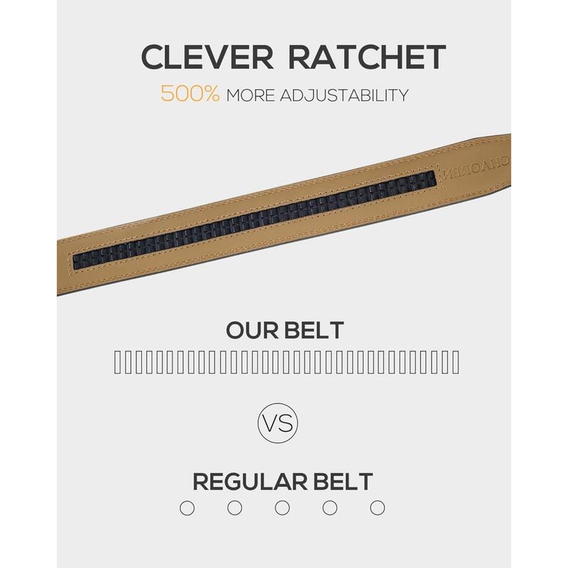 CHAOREN Ratchet Belts for Men - Mens Dress Belt 1 1 4