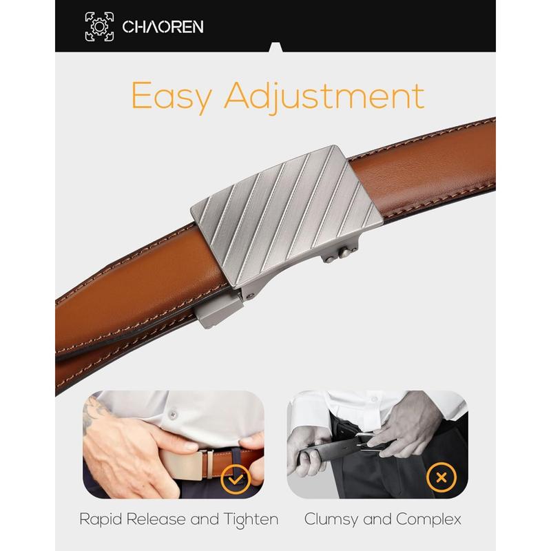 CHAOREN Ratchet Belts for Men - Mens Dress Belt 1 1 4