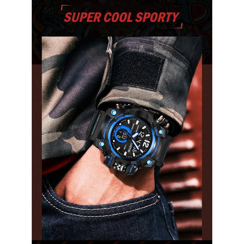 L-3040 top sport watch GSHock dual time analog led clock waterproof sports quartz digital men digital wrist watch