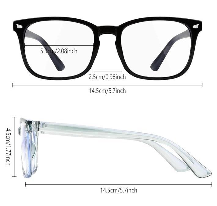 2024 fashion Glasses，Computer  Gaming ， Fashion Retro Frame, FashionAccessories,Lightweight glasses for Office Work Daily Wear Social  Gathering