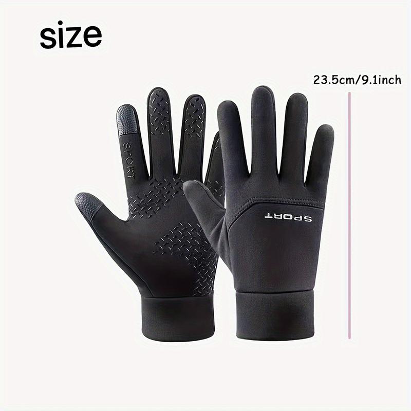 1pair Waterproof & Coldproof Touchscreen Gloves for Men & Women - Ideal for Cycling, Skiing, Mountaineering & More