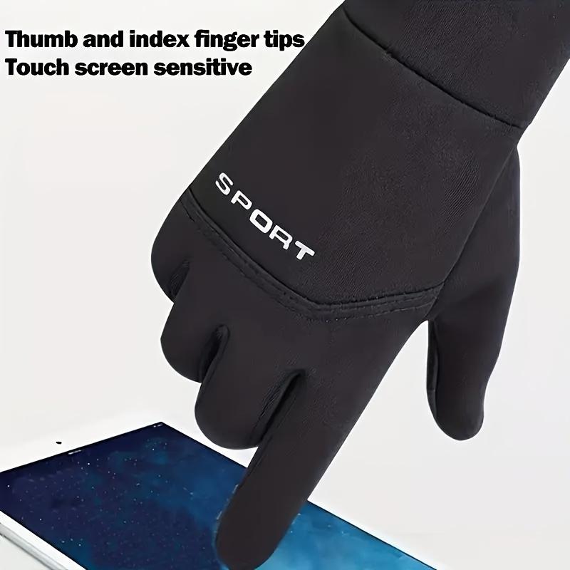 1pair Waterproof & Coldproof Touchscreen Gloves for Men & Women - Ideal for Cycling, Skiing, Mountaineering & More