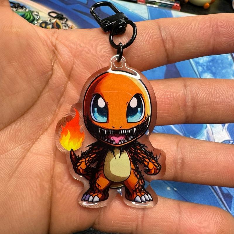 Symbiote Poke Keychains