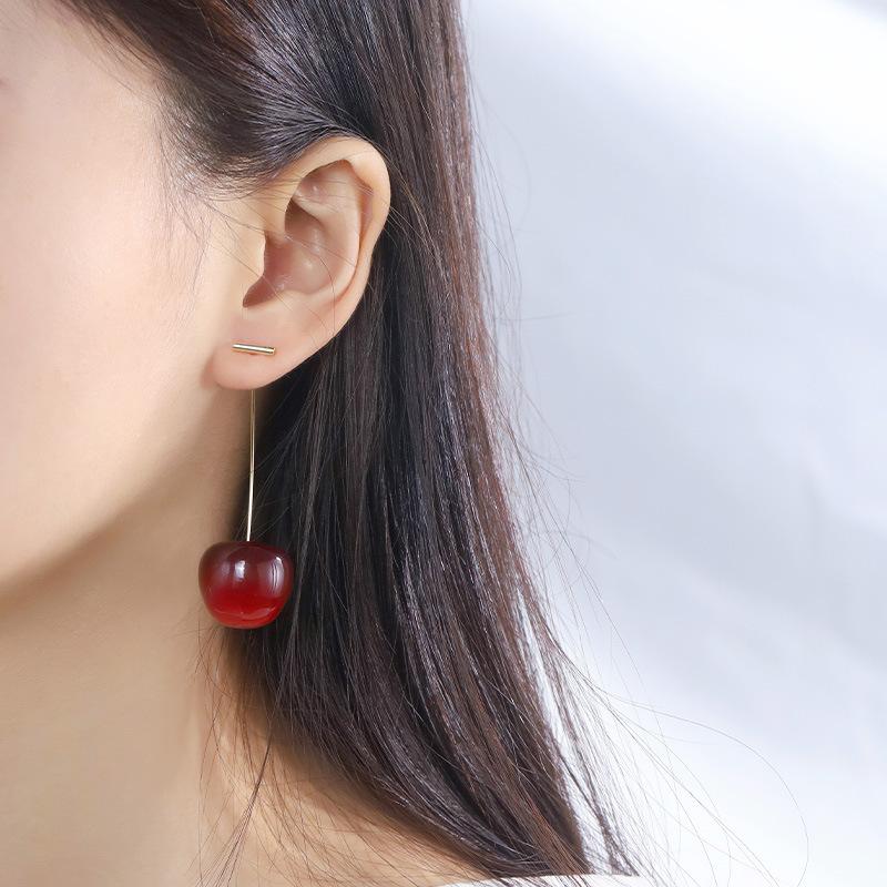 Sweet Cherry Earrings Y011