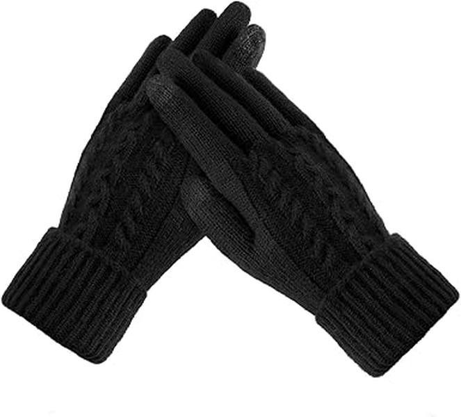 [Tiktok Made me Buy It] Womens Winter Gloves, Warm Thick Lined Touchscreen Gloves