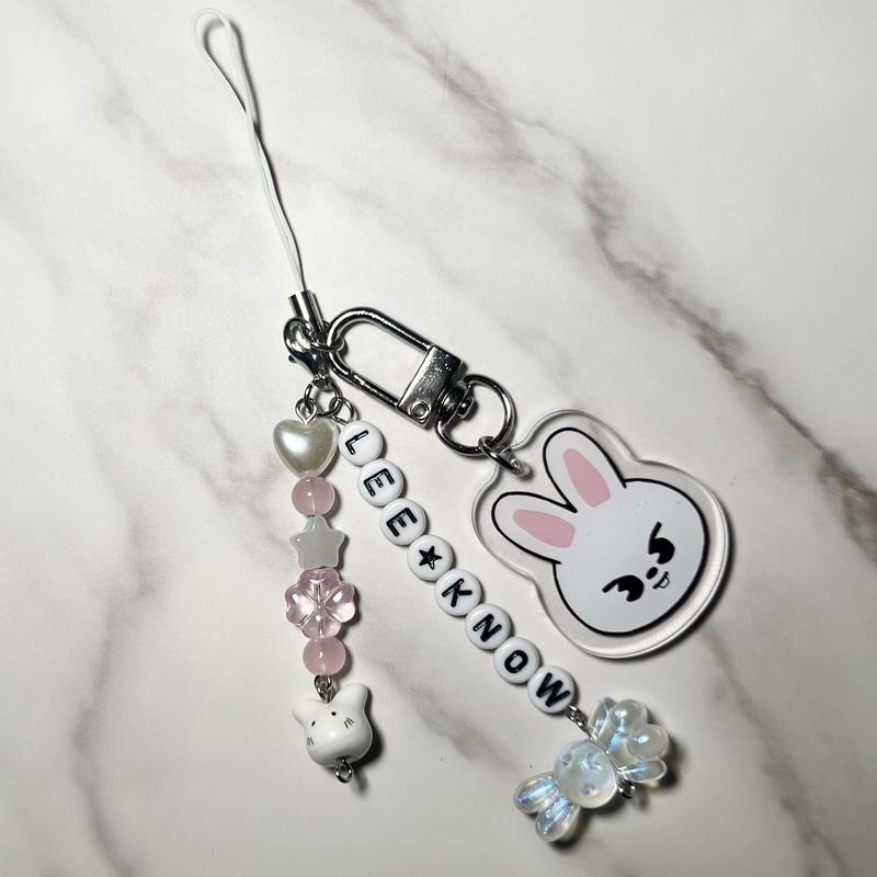 STAY SKZ Acrylic Beaded Bias Keychain Phone Charm