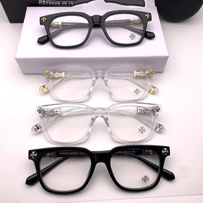 NEW HOT CHROME HEART Unisex Square Eyed Glasses - High End Design for Men and Women