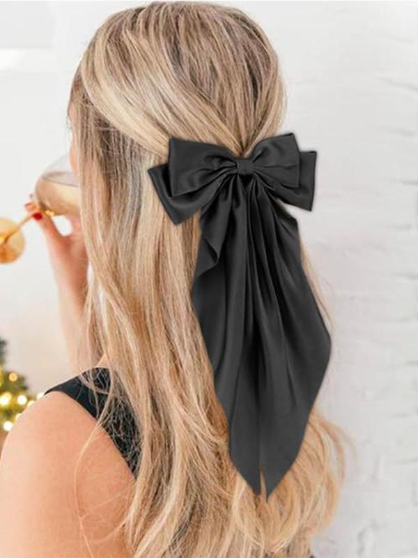 Women's Elegant Bowknot Design Hair Clips, Cute Trendy Hair Clips, Fashionable Hair Accessories for Women & Girls