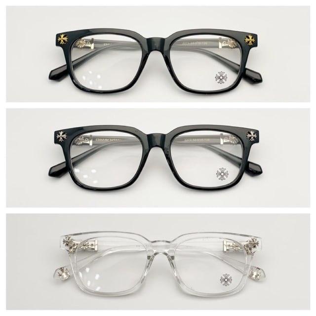 NEW HOT CHROME HEART Unisex Square Eyed Glasses - High End Design for Men and Women