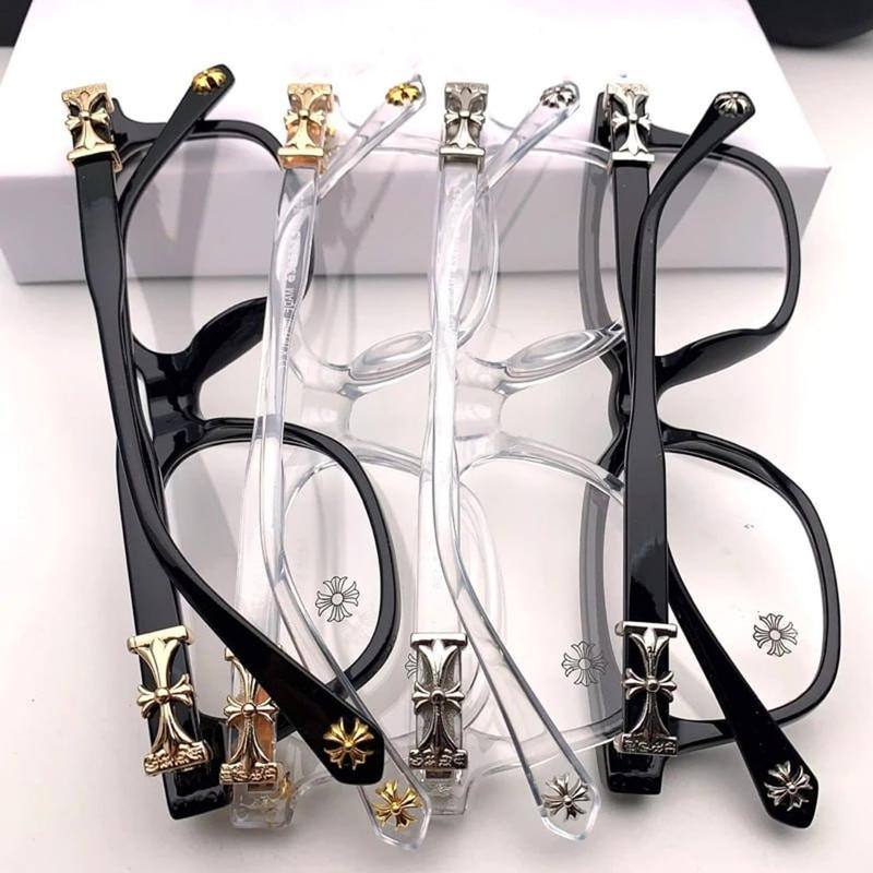 NEW HOT CHROME HEART Unisex Square Eyed Glasses - High End Design for Men and Women