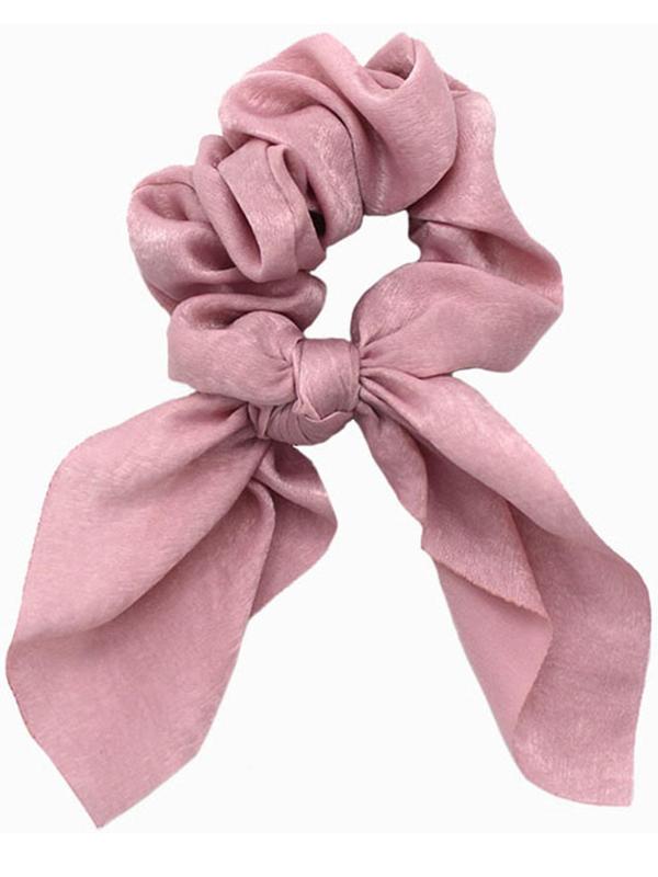 Solid Color Scrunchies, High Stretch Hair Tie, Casual Simple Hair Accessories for Women & Girls, Minimalist Headwear Suitable for Thick Hair