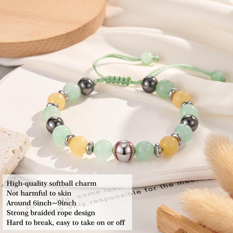 Softball Bracelet Gifts for Teens Girls Graduation Christmas Birthday Gift