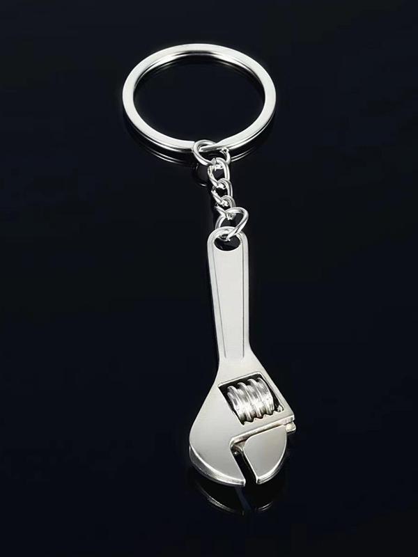 Portable Mini Wrench Design Keychain, Adjustable Universal Tool Design Keychain, Creative Cute Keychain for Car, Bike, and Motorcycle Repair