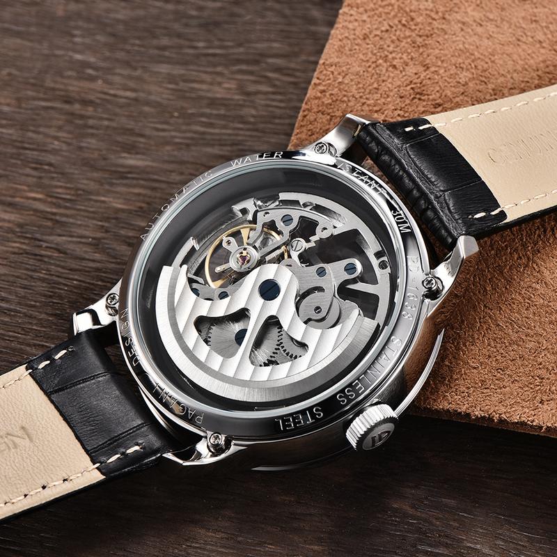 PAGANI DESIGN PD-1638 Skeleton Men's Automatic Watches 43mm Stainless Steel Mechanical Wrist Watches invictaprodiver