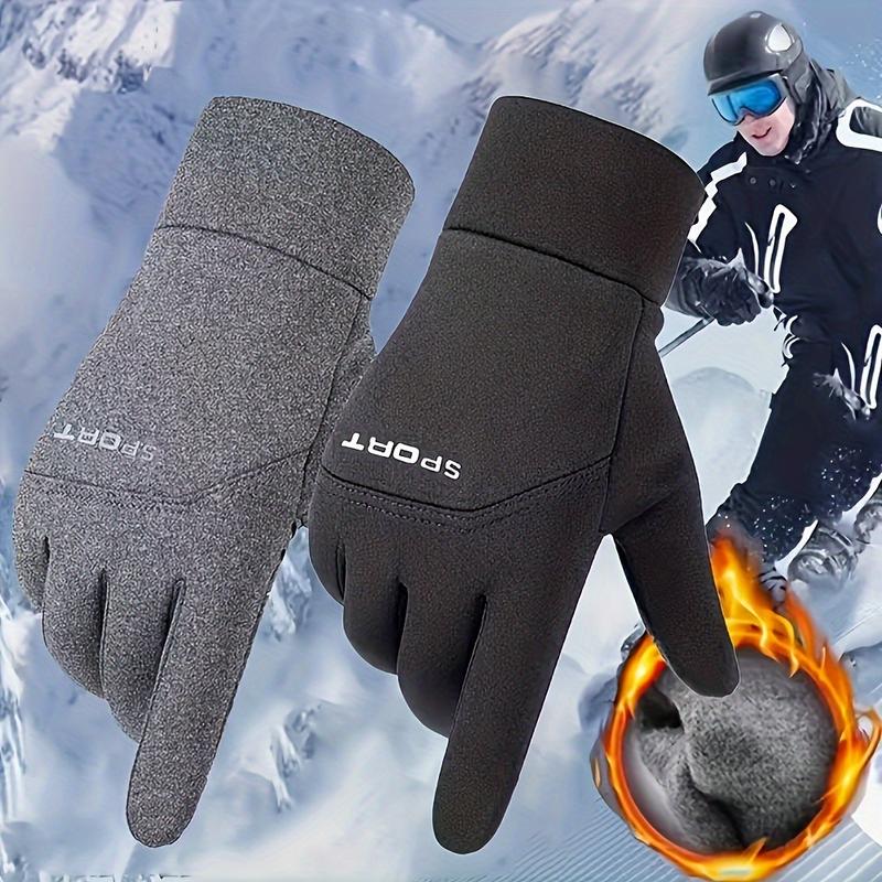 Winter Outdoors Insulated Gloves, Suitable for Sports, Cycling, Skiing and Touch Screen Men's Waterproof Gloves-Keep Your Hands Warm