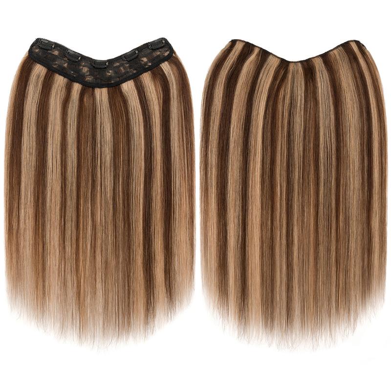 MY-LADY V-Shaped Clip In Human Hair Extensions 100% Remy Human Hair for Women