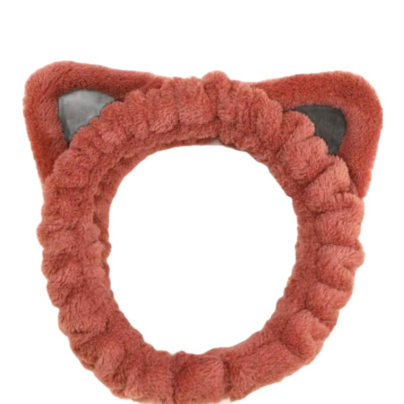 Face wash Headband Cat Ears Cotton