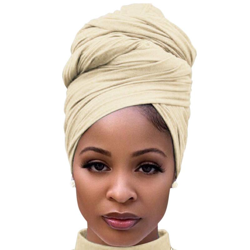 Hair Wrap for Women with Natural Hair Large Stretch Soft Edge Scarves for Braids Dreadlocks Headbands Army Green