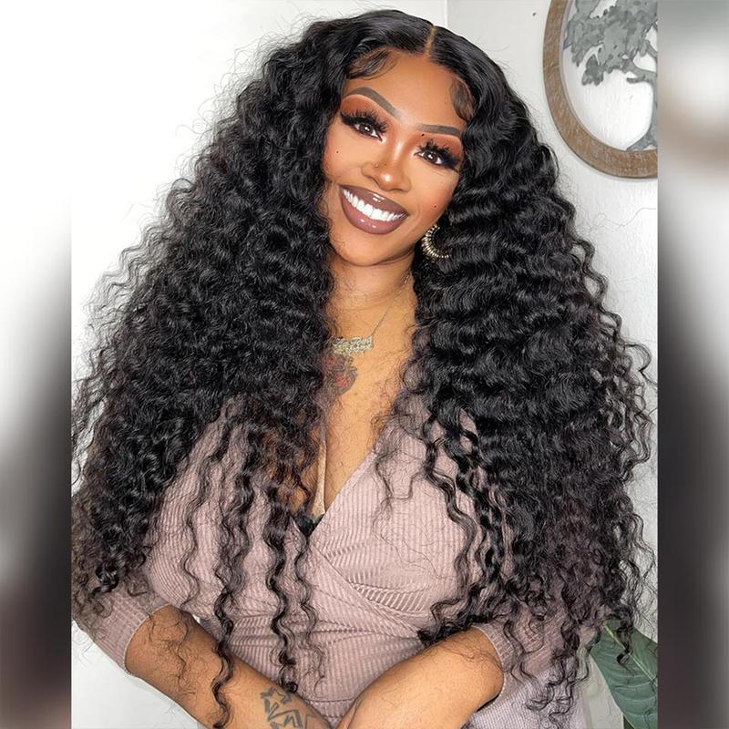 Mscoco Hair Upgraded Glueless Deep Wave Wig 6×5 Wear And Go Pre Cut HD Lace Wig Pre Bleached Knots Human Hair Wig