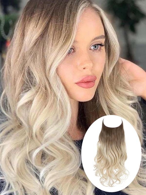 14 16 18 22 Inch Long Body Wavy Clip-in Hair Extension, Natural Fluffy Synthetic Hairpiece for Women, Synthetic Hairpiece for Daily Use