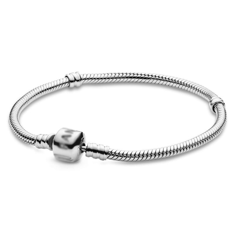 Women's Heart Clasp Snake Chain, Classic Snake Bone Basic Chain DIY Bracelet, Suitable for Women's Snake Chain Bracelet