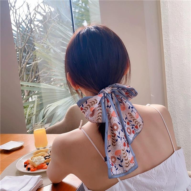 1 pack hair ribbon scarf handle scarf fashion ribbon scarf for hair handbag handle scarf purse scarf for women hair accessories bag accessories bag scarf handbag scarf for women girls ladies purse scarf hairscarf