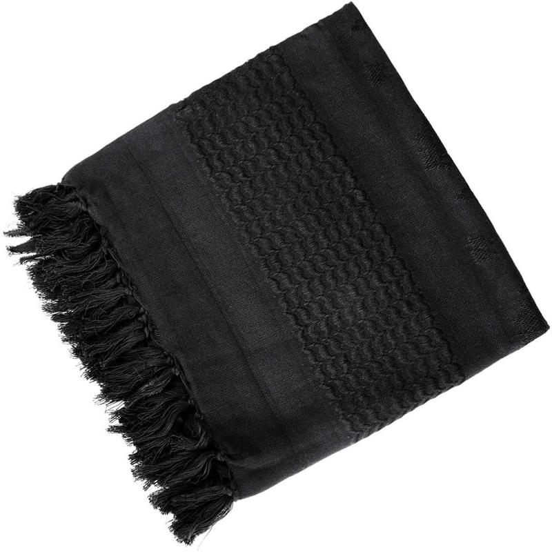 Scarf Military Shemagh Tactical Desert Keffiyeh Head Neck Scarf Arab Wrap with Tassel 43x43 inches