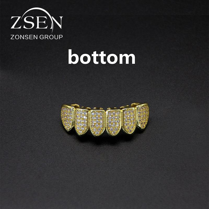 Hip Hop Grillz jewelry micro-inset zircon Grillz