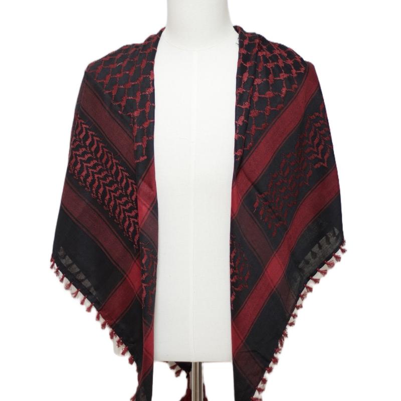 Ahla Shabab Maroon & Black Hatta Kuffiyeh