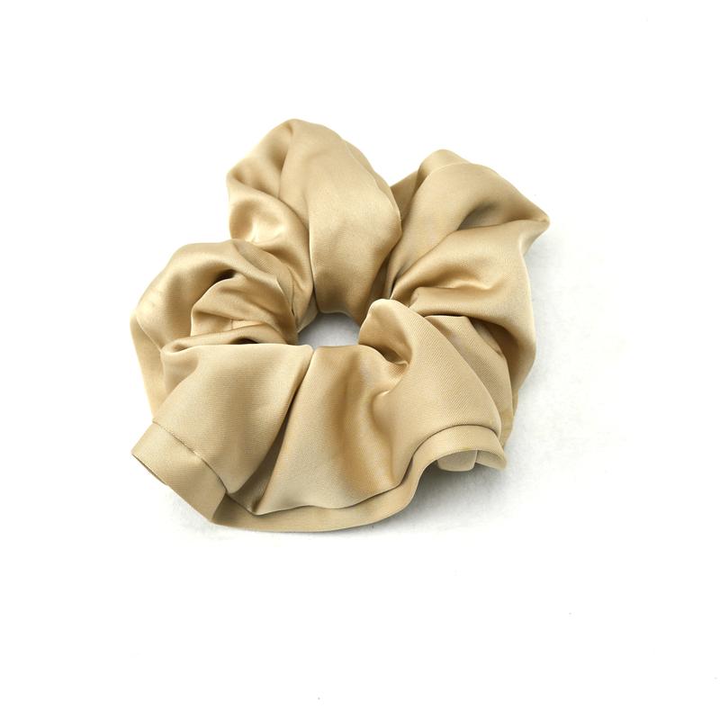 Loveline(1Pc As Gift)Satin Scrunchies Women Elastic Hair Band Simple Large Intestine Ring Hair Accessories(Do not purchase separately)