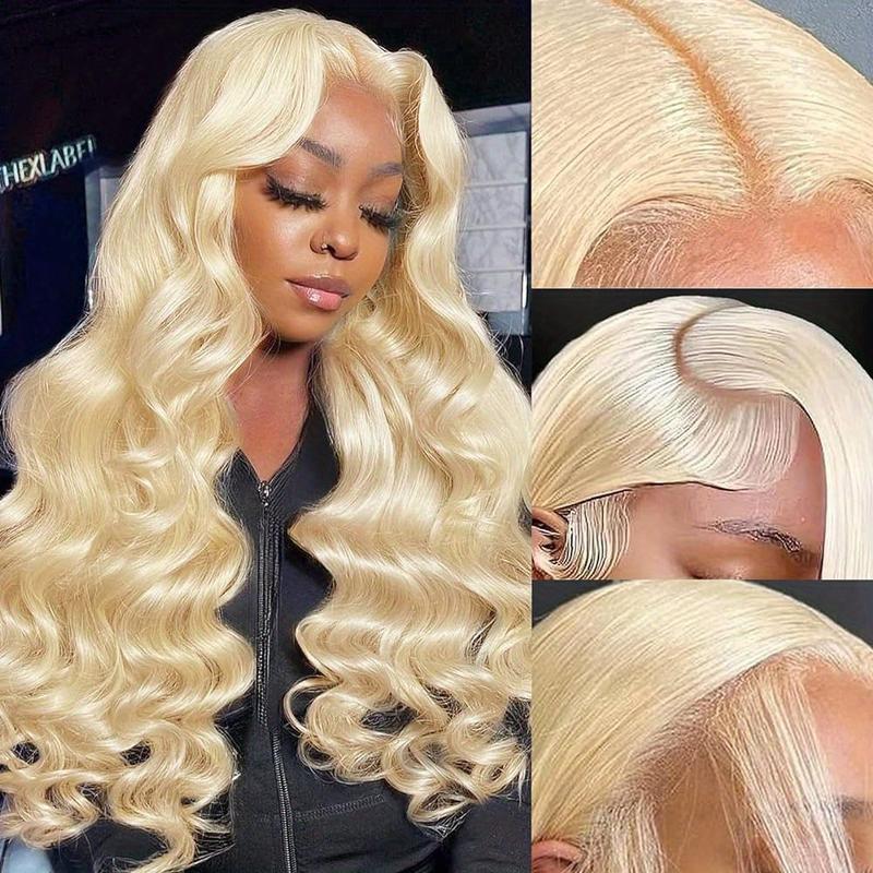 200% Density 613 Blonde Lace Front Wig Human Hair 13x4 HD Body Wave Lace Front Wig Human Hair Pre Plucked Baby Hair Blonde Lace Front Wig Human Hair