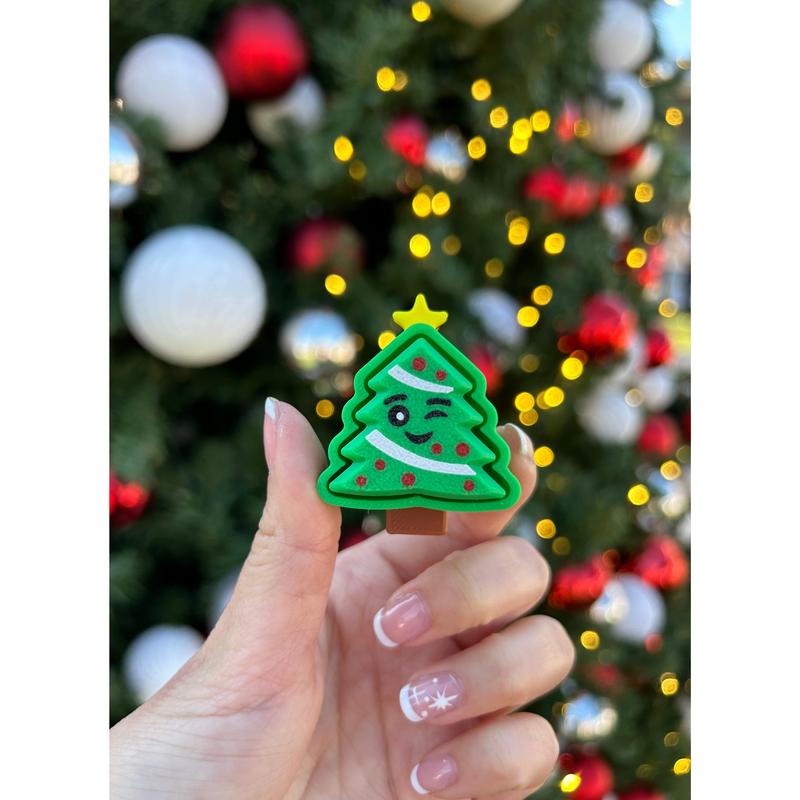 Christmas Tree Fidget Keychain Clicker