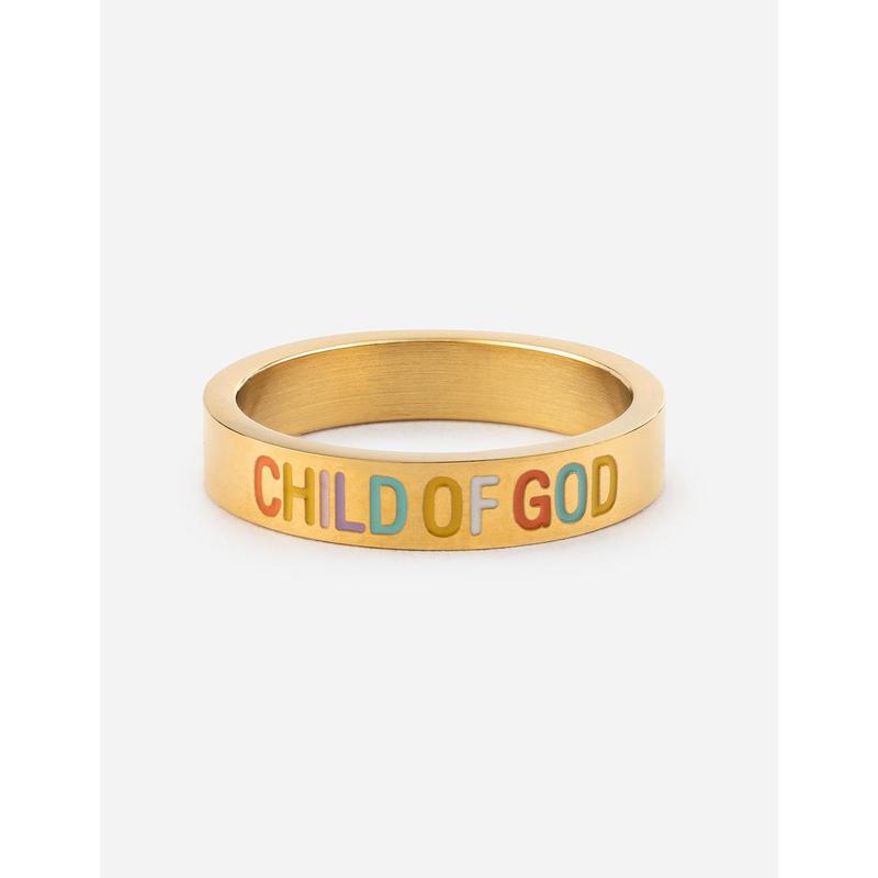 Gold Child of God Ring