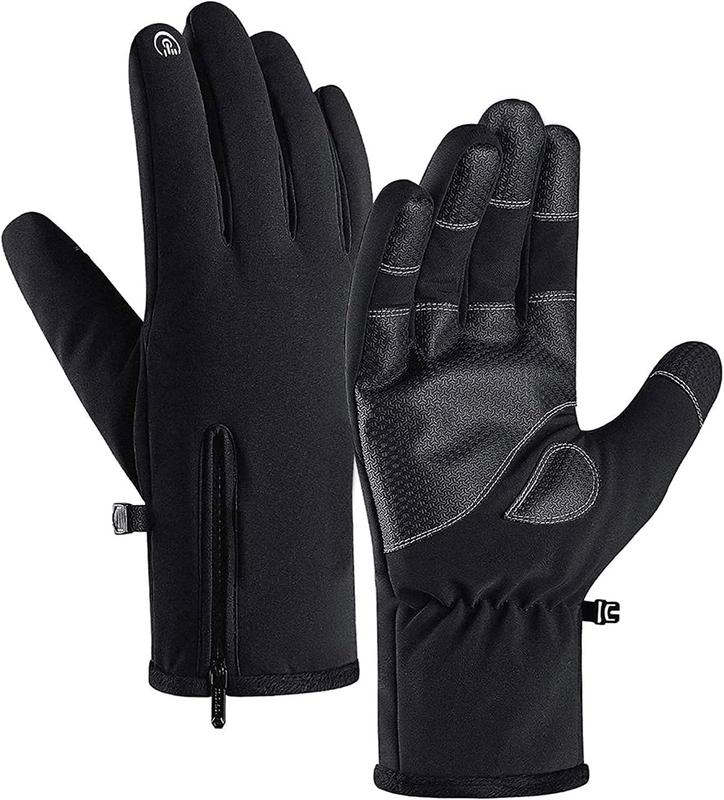 Waterproof Winter Gloves -30 Warm Windproof All Fingers Touch Screen Gloves for Men Skiing and Outdoor Work