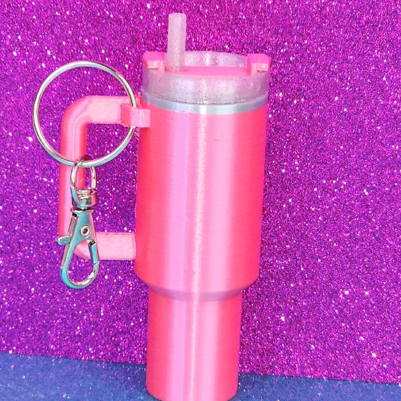 Mini Tumbler Lipbalm Holder Keychain