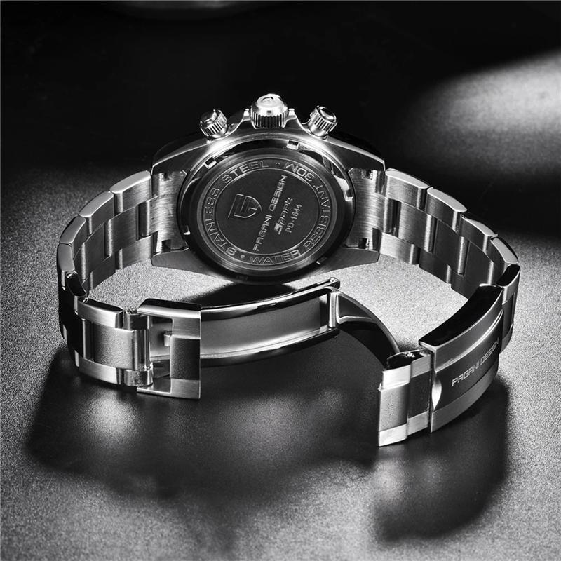 PAGANI DESIGN New 40MM Men's Sports Quartz Watch Luxury Men's Waterproof WristWatch Fashion Casual Chronograph Relogio Masculino