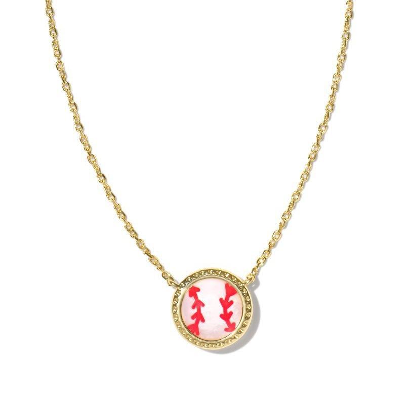 Women's Football Basketball Baseball Sports Necklace