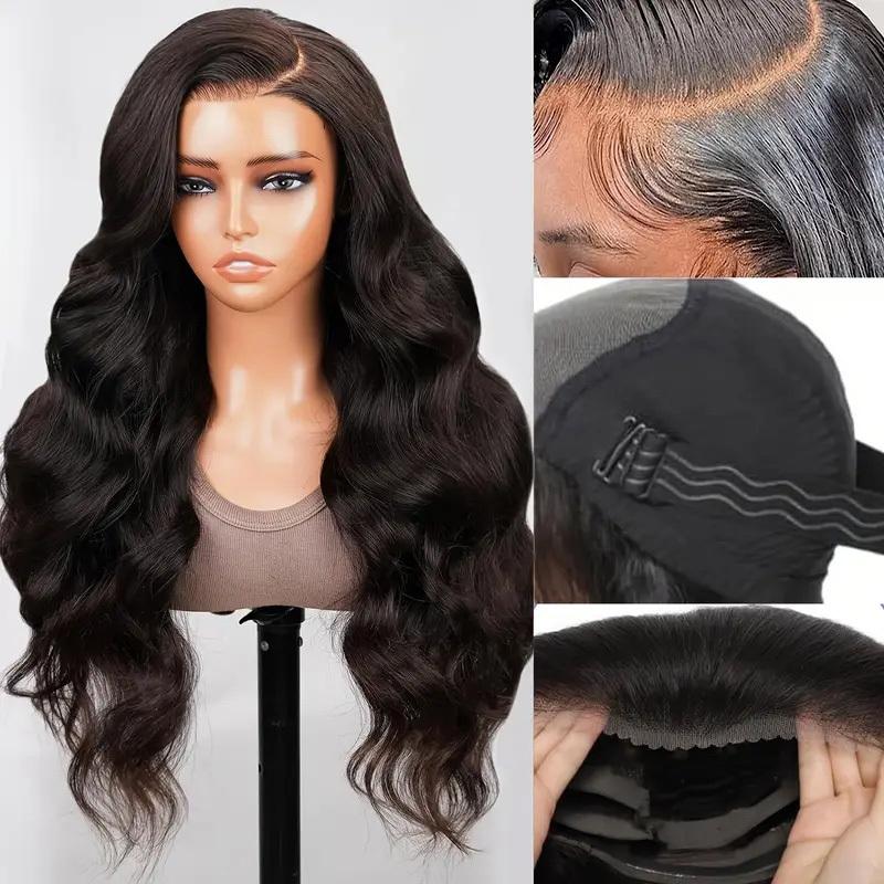 250% Density Bye Bye Knots Wig Glueless Wigs Human Hair Pre Plucked Pre Cut 13x4 HD Lace Closure Wigs Human Hair Body Wave Lace Front Wigs Human Hair For Women Put On And Go Wig