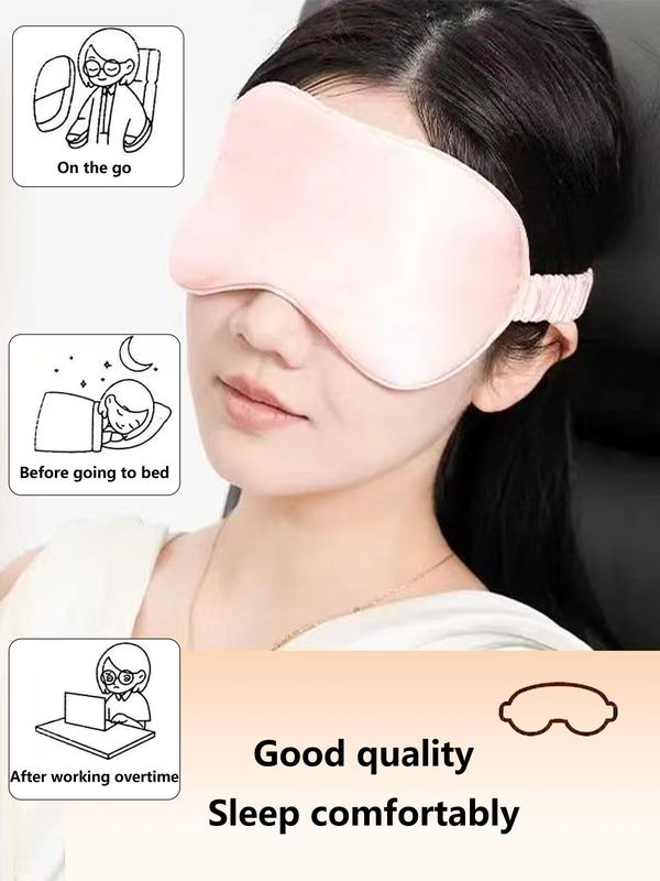 Women's Elegant Solid Color Hair Accessories Set, Including Hair Claw, Hair Band, Wristband, Blackout Eye Mask, Fashion Hair Accessories for Women & Girls