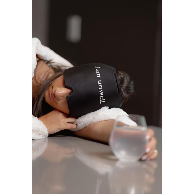 Cooling Hangover Relief Cap - “I Am Unwell” - Soft and Stretchable Gel, Headache & Migraine Relief,Mothers day gift,Mother's day