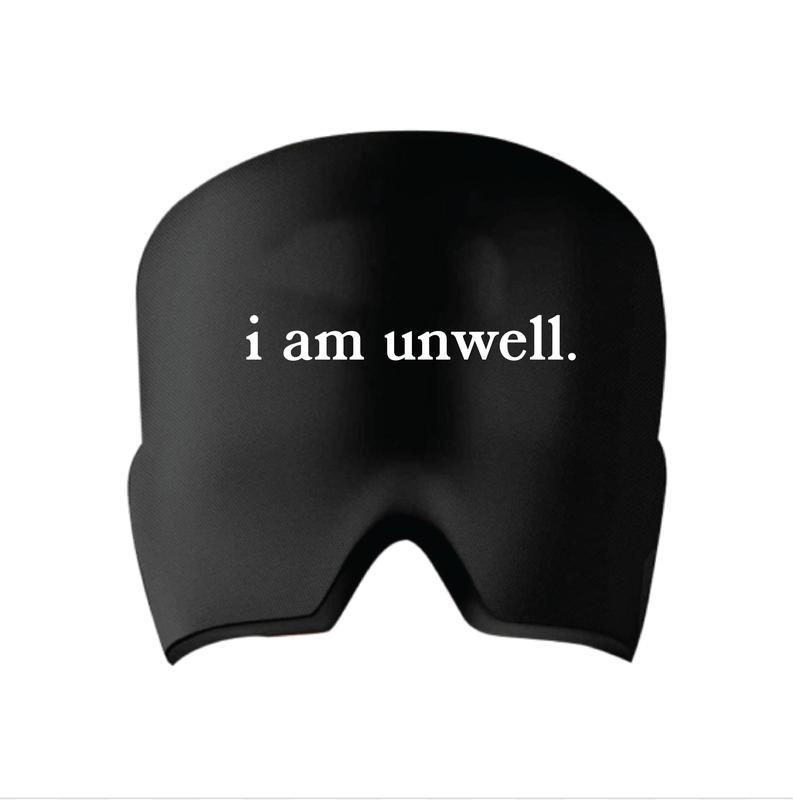 Cooling Hangover Relief Cap - “I Am Unwell” - Soft and Stretchable Gel, Headache & Migraine Relief,Mothers day gift,Mother's day