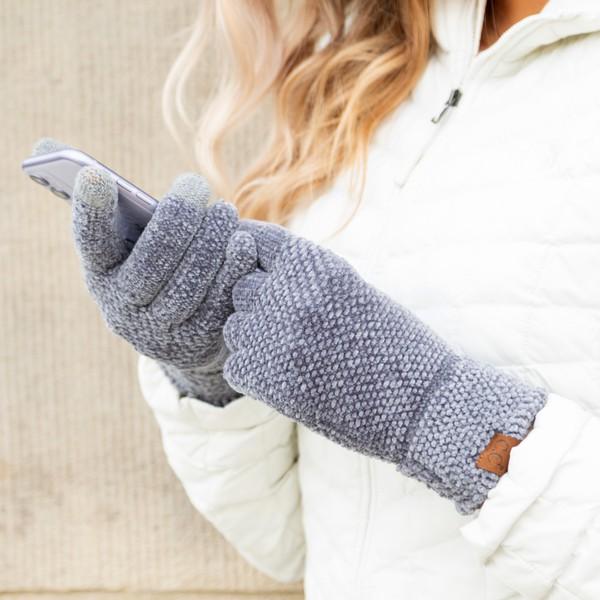 Aili's Corner Chenille Touch Gloves for Women