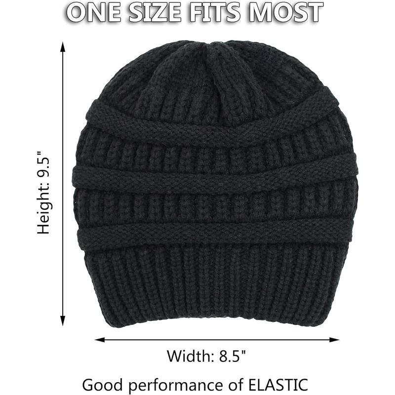 Cozy Cable Knit Beanie: Women's Winter Hat with Satin Lining for Warmth and Style - Chunky Slouchy Skull Cap for Cold Weather