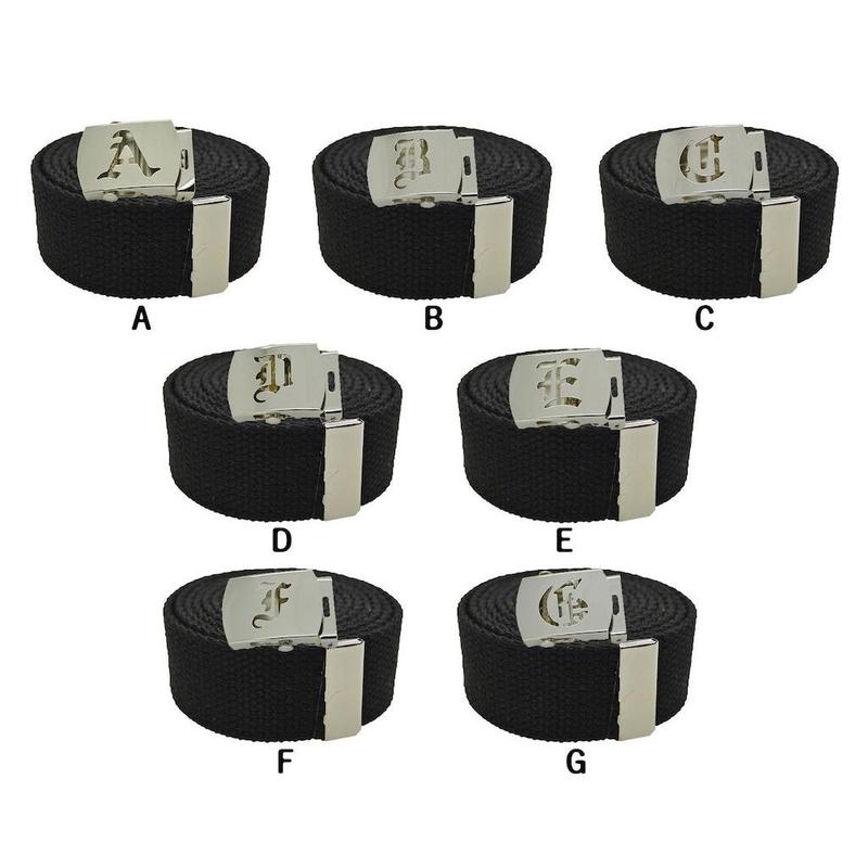 Initial Buckle with Belt - Personalized Accessory for Fashionable Men & Women