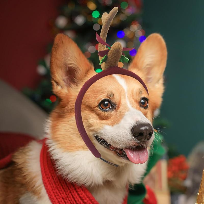 Antler Horn Headpiece Reindeer Headband Costume Hat Horn Christmas Gift Headband Accessories