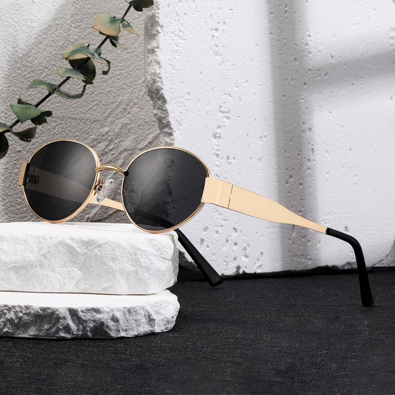 kimorn Retro Oval Sunglasses Womens Men Trendy Sun Glasses Classic Shades K1653